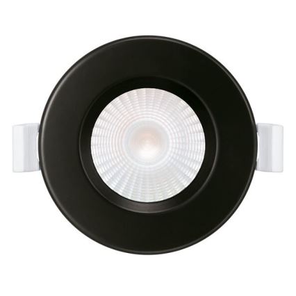 KOMPLEKT 3x LED Süvistatav valgusti vannituppa LED/5,5W/230V 2700K IP65 must