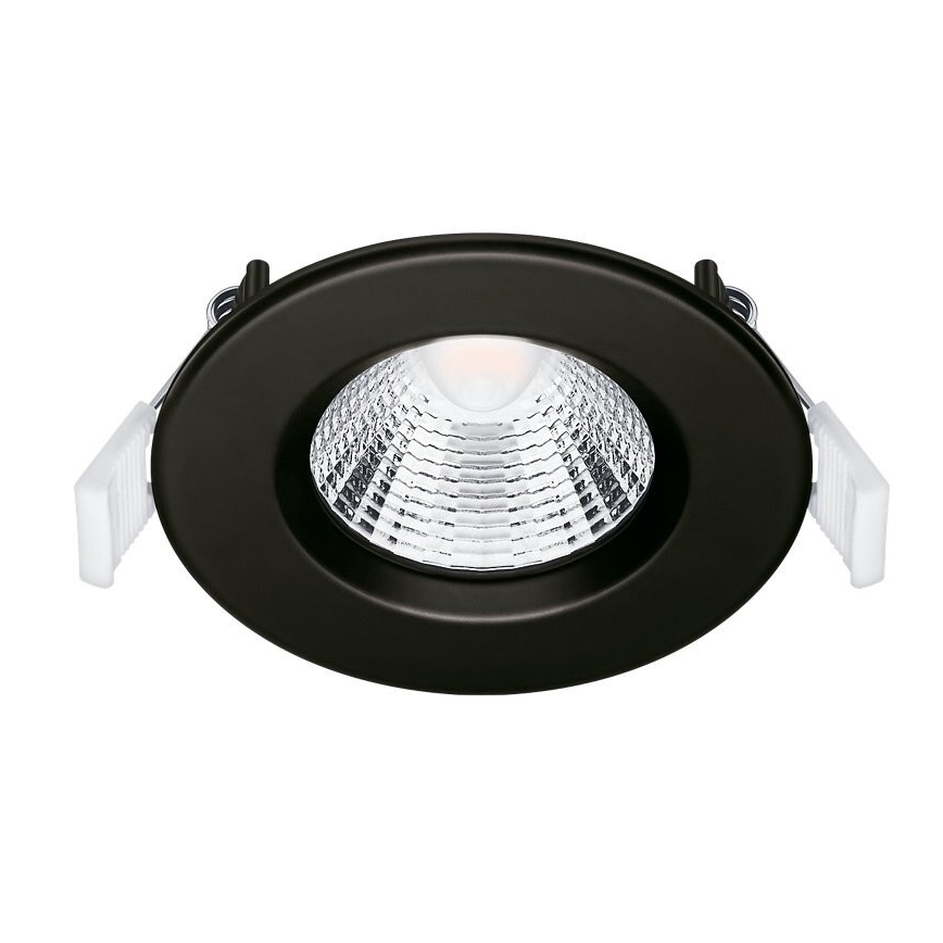 KOMPLEKT 3x LED Süvistatav valgusti vannituppa LED/5,5W/230V 2700K IP65 must