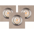 KOMPLEKT 3x LED Süvistatav valgusti VITAR 1xGU10/5W/230V CRI 90 betoon