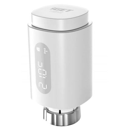 KOMPLEKT 3x Nutikas termostaatpea koos LED dioodidega ekraaniga 2xAA/3V Zigbee