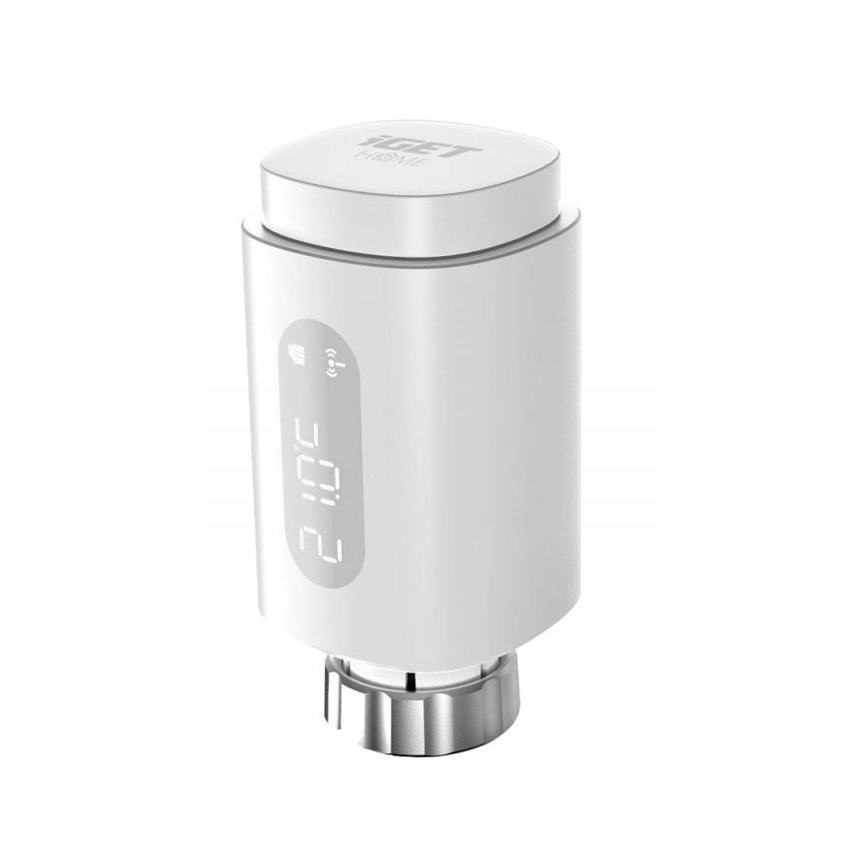 KOMPLEKT 3x Nutikas termostaatpea koos LED dioodidega ekraaniga 2xAA/3V Zigbee