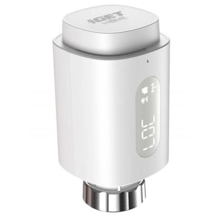 KOMPLEKT 3x Nutikas termostaatpea koos LED dioodidega ekraaniga 2xAA/3V Zigbee