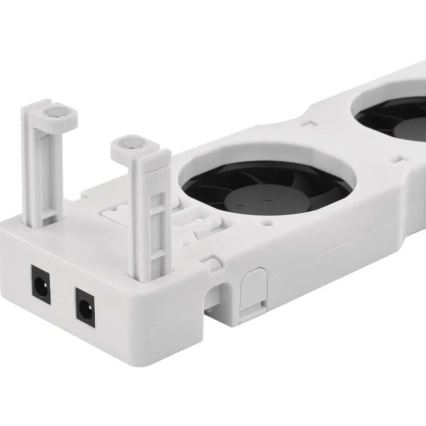 KOMPLEKT 3x Radiaatori ventilaator 5/230V valge