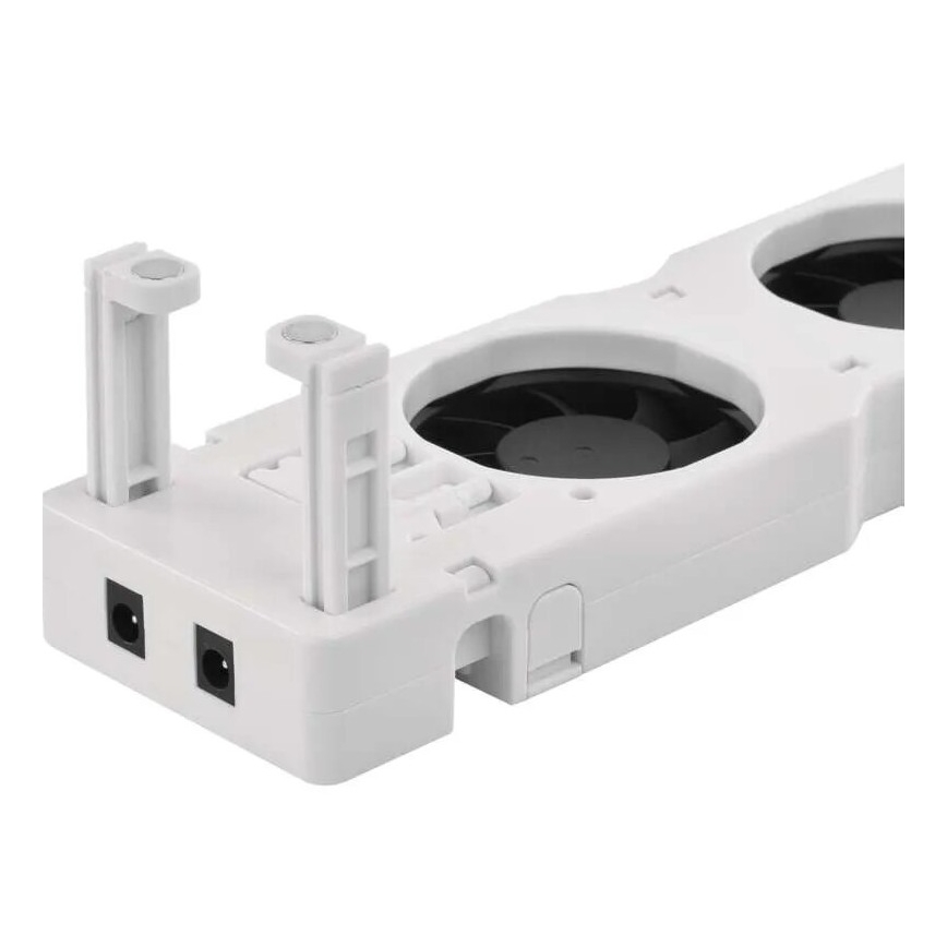 KOMPLEKT 3x Radiaatori ventilaator 5/230V valge
