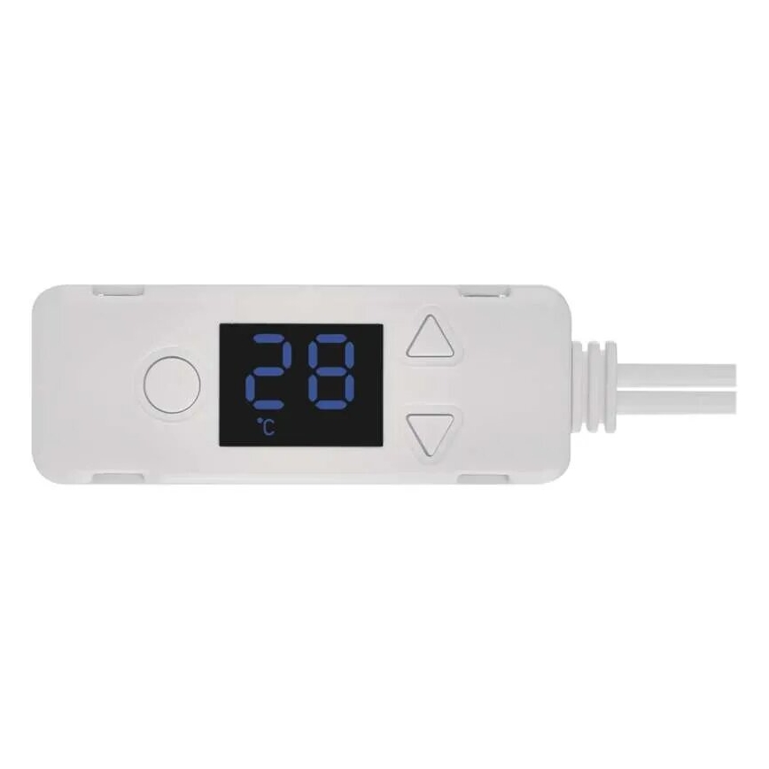 KOMPLEKT 3x Radiaatori ventilaator 5/230V valge