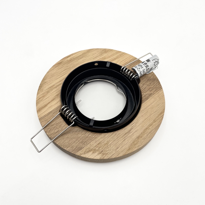 Komplekt 3x sisseehitatavad laevalgustid TOBBY 1xGU10/20W/230V läbimõõt 11,5 cm tamm/must