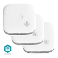 KOMPLEKT 3x Suitsuandur SmartLife 3V/1xCR123A Wi-Fi Tuya