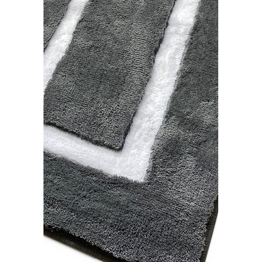 KOMPLEKT 3x Vannitoamatt 60/60/100 cm antratsiit