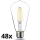 KOMPLEKT 48x LED Pirn VINTAGE E27/4,3W/230V 2700K