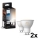 Komplekt 4x hämardatavat Philips Hue WHITE AMBIANCE GU10 LED-pirni, 4,2W/230V, 2200-6500K