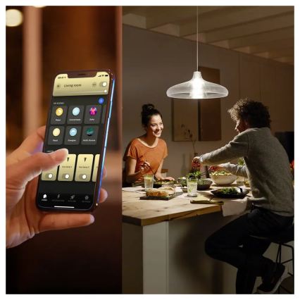 Komplekt 4x hämardatavat Philips Hue WHITE E27/7W/230V 2700K LED-pirni
