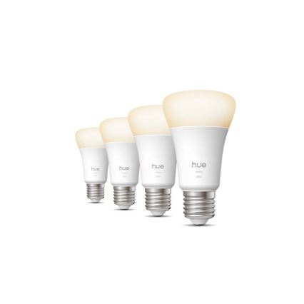 Komplekt 4x hämardatavat Philips Hue WHITE E27/7W/230V 2700K LED-pirni