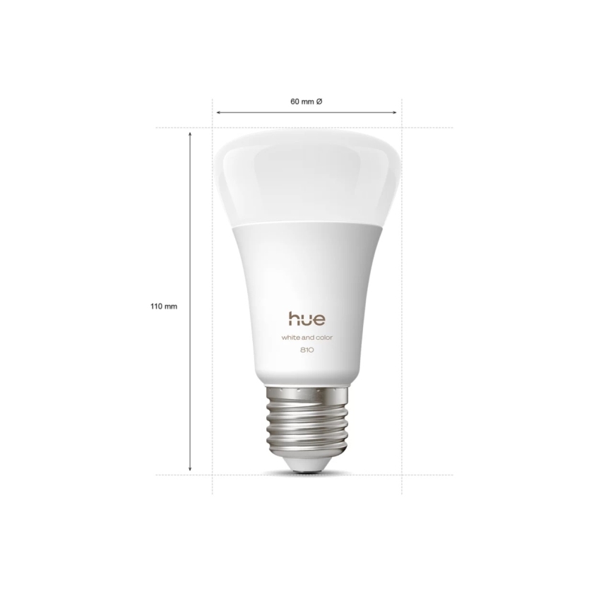 Komplekt 4x hämardatavad Philips Hue WHITE AND COLOR AMBIANCE LED-pirnid E27/6W/230V 1000-20000K