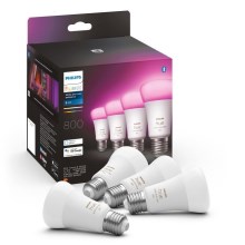 KOMPLEKT 4x LED Hämardatav pirn Philips Hue White And Color Ambience E27/6,5W/230V 2000-6500K
