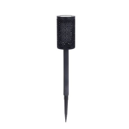 Komplekt 4x LED päikeselamp DECOR LED/1,2V 150 mAh 3000K 39 cm IP44 must