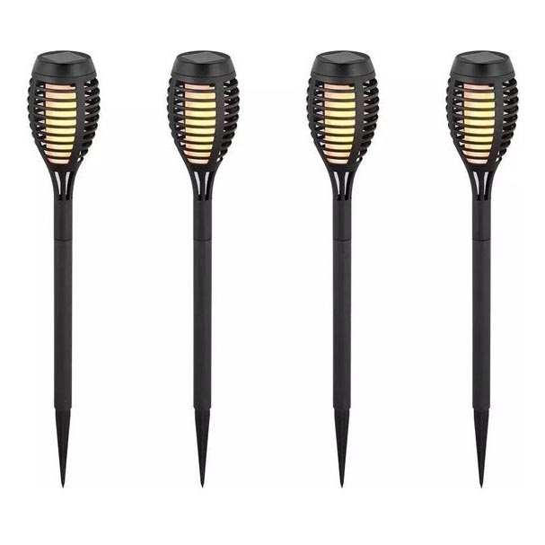KOMPLEKT 4x LED Päikesepaneeliga valgusti 4xLED/3,6V 1xAAA IP44 100 mAh