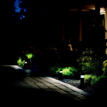 KOMPLEKT 4x LED Päikesepaneeliga valgusti LED/0,06W/1,2V 1xAAA 6000K IP44 100 mAh