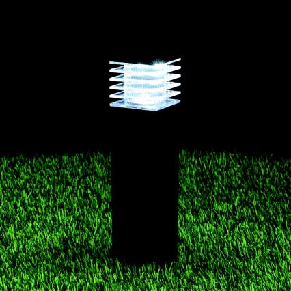 KOMPLEKT 4x LED Päikesepaneeliga valgusti LED/0,06W/1,2V 1xAAA 6000K IP44 100 mAh