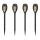 KOMPLEKT 4x LED päikesevalguslamp 4xLED/3,6V 1xAAA IP44 100 mAh