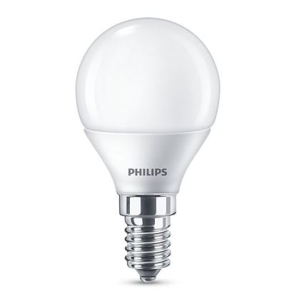 KOMPLEKT 4x LED Pirn Philips P45 E14/5,5W/230V 2700K