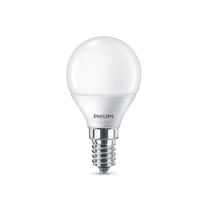 KOMPLEKT 4x LED Pirn Philips P45 E14/5,5W/230V 2700K