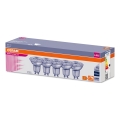 KOMPLEKT 5x LED Hämardatav pirn PAR16 GU10/4,5W/230V 4000K 36° - Osram