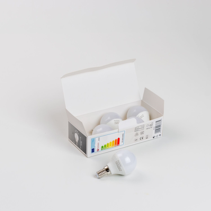 KOMPLEKT 5x LED Pirn P45 E14/5,5W/230V 2700K - Paulmann 28783