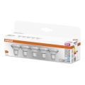 KOMPLEKT 5x LED Pirn PAR16 GU10/4,3W/230V 4000K 36° - Osram
