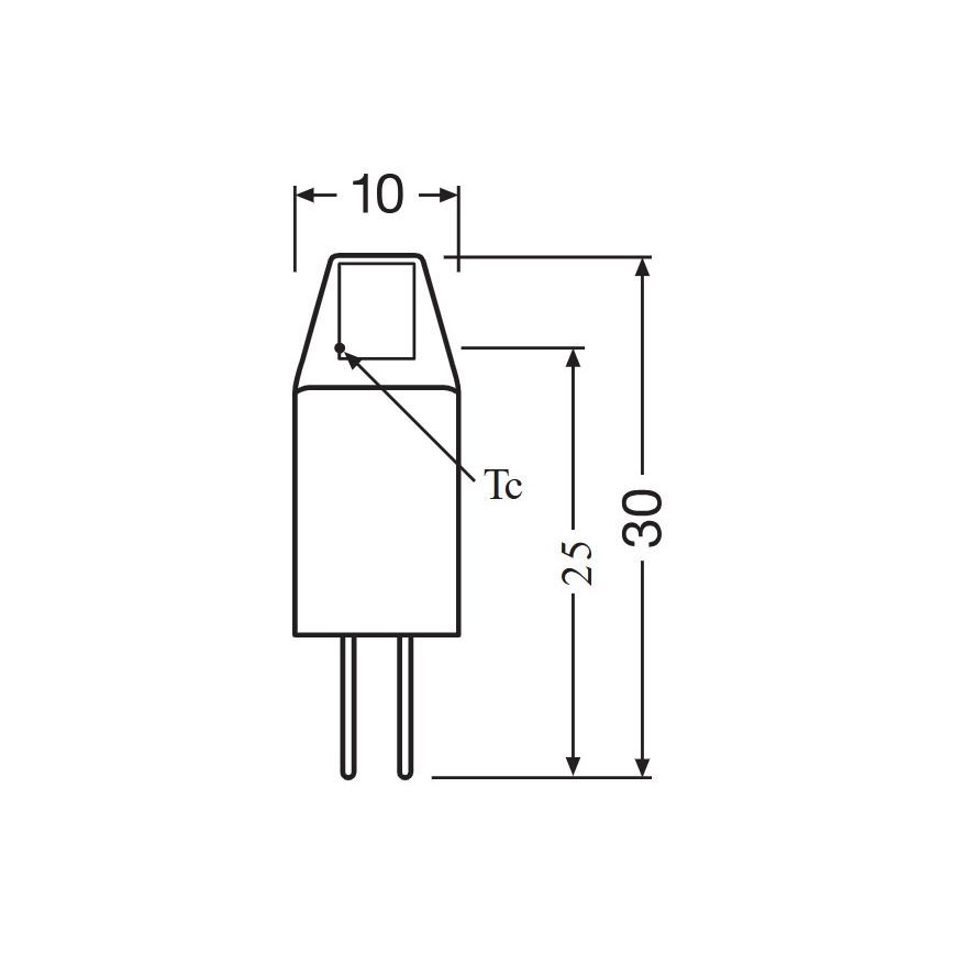 Komplekt 5x LED-pirni PIN MICRO G4/1W/12V 2700K - Osram