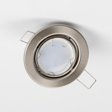 KOMPLEKT 5x vannitoa lae sisseehitatav valgusti 1xGU10/4W/230V IP23 mati kroom