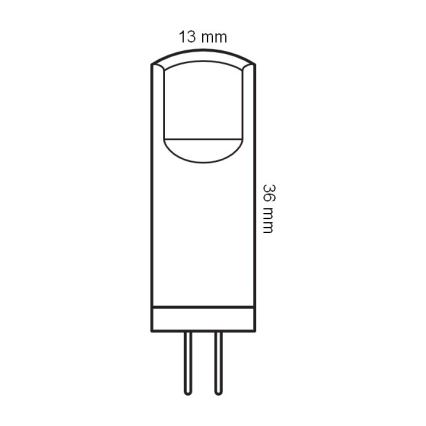 Komplekt 5× LED-pirni PIN G4, 1,8 W/12 V, 2700 K - Osram