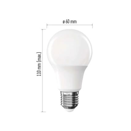 KOMPLEKT 6x LED-pirn A60 E27/8,8W/230V 4000K
