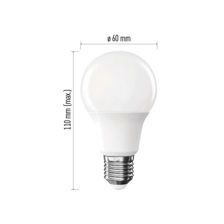 KOMPLEKT 6x LED-pirn A60 E27/8,8W/230V 4000K