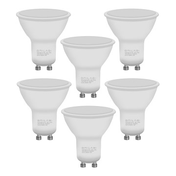 KOMPLEKT 6x LED Pirn ECOLINE GU10/6W/230V 4000K - Brilagi