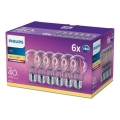 KOMPLEKT 6x LED Pirn VINTAGE Philips E27/4W/230V 2700K