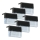 KOMPLEKT 6x LED RGB Päikesepaneeliga seinavalgusti LED/1W/1,2V 3500K IP65