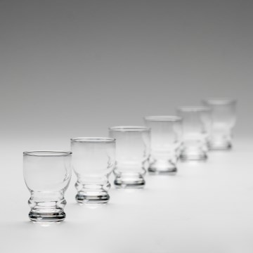 Komplekt 6x likööriklaas läbipaistev