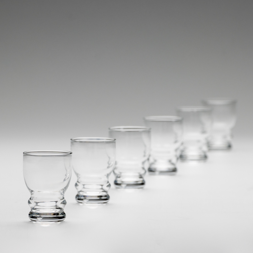 Komplekt 6x likööriklaas läbipaistev