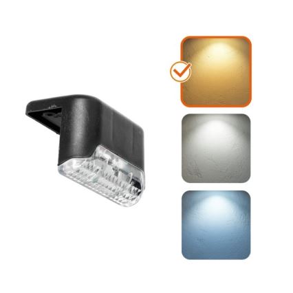 KOMPLEKT 8x LED Päikesepaneeliga trepivalgusti LED/0,06W/1,2V 3000K IP44 600 mAh