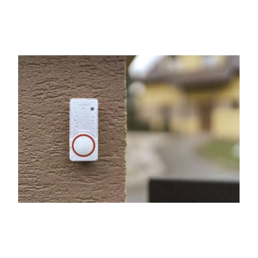 KOMPLEKT Juhtmevaba uksekell pistikupessa + 2x nupp 230V IP44