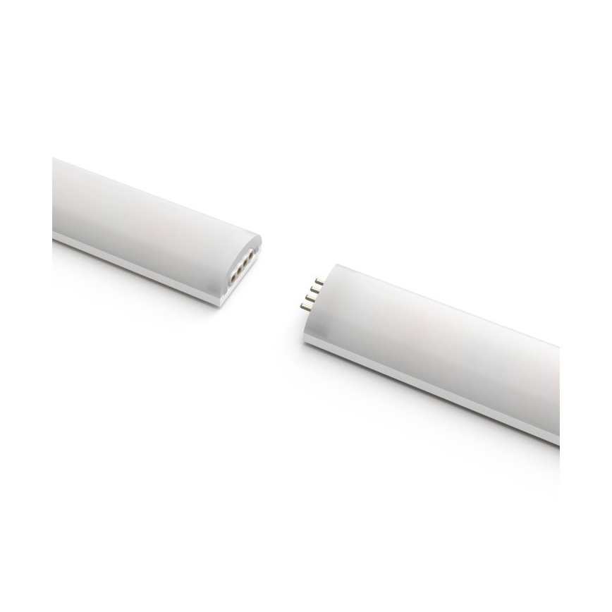 KOMPLEKT - LED RGBW Hämardatav valgusriba Philips Hue WHITE AND COLOR AMBIANCE 2m LED/20W/230V + 4x Hämardatav pirn Philips A60 E27/6,5W/230V 2000-6500K