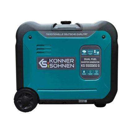 Könner & Söhnen 13046 - Gaasi ja bensiiniga töötav inverter elektrigeneraator KS 5500iEG S 5500W