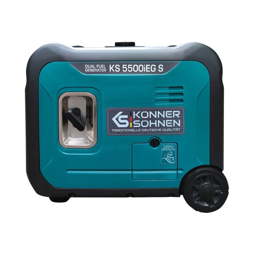 Könner & Söhnen 13046 - Gaasi ja bensiiniga töötav inverter elektrigeneraator KS 5500iEG S 5500W