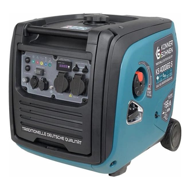 Könner & Söhnen 5106 - Gaasi ja bensiiniga töötav inverter elektrieneraator KS 4000iEG S 4000W