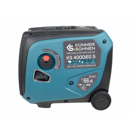 Könner & Söhnen 5106 - Gaasi ja bensiiniga töötav inverter elektrieneraator KS 4000iEG S 4000W