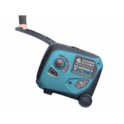 Könner & Söhnen 5106 - Gaasi ja bensiiniga töötav inverter elektrieneraator KS 4000iEG S 4000W