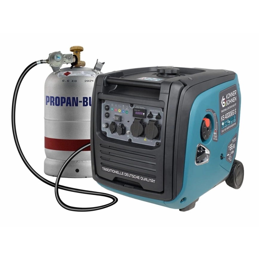 Könner & Söhnen 5106 - Gaasi ja bensiiniga töötav inverter elektrieneraator KS 4000iEG S 4000W