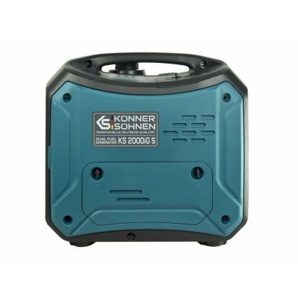 Könner & Söhnen KS7869 - Gaasi ja bensiiniga töötav inverter elektrigeneraator KS 2000iG S 2000W