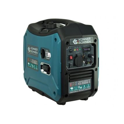 Könner & Söhnen KS7869 - Gaasi ja bensiiniga töötav inverter elektrigeneraator KS 2000iG S 2000W