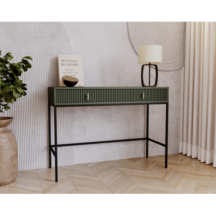 Konsoolilaud SUE roheline/must